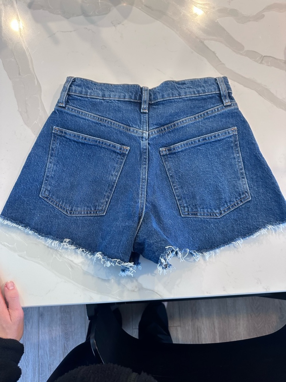 Denim Forum JODIE CURVE-FIT HI-RISE MINI from Aritzia - Picture 4 of 6